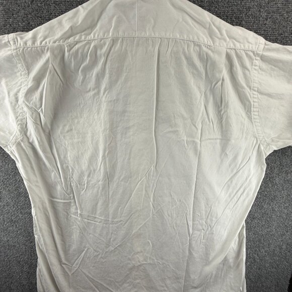 Gitman Bros 16 33 Cotton TTX Oxford USA Pinpoint Point White Shirt Men American - Picture 14 of 14